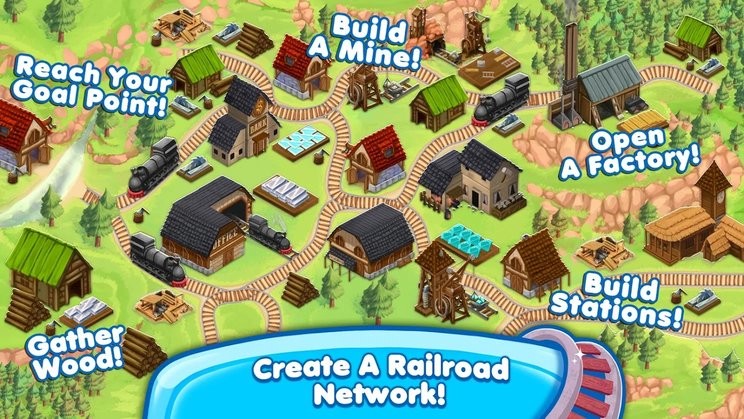 ·Ȼ𳵵۹ս°(Railroad Mania) v1.1.38 ׿ 1