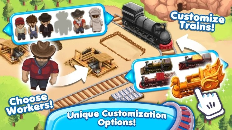 ·Ȼ𳵵۹ս°(Railroad Mania) v1.1.38 ׿ 3