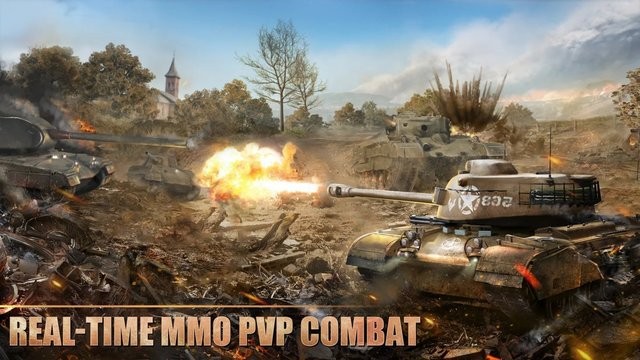 ̹ս(Tank WarfarePvP Blitz Game) v1.0.90 ׿1