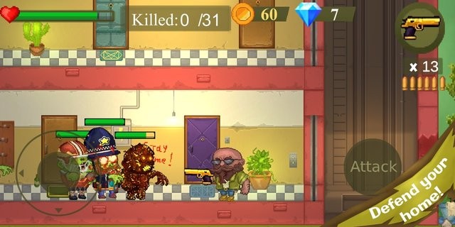 ʬսһ(Zombie vs House Defender) v0.37 ׿ 3