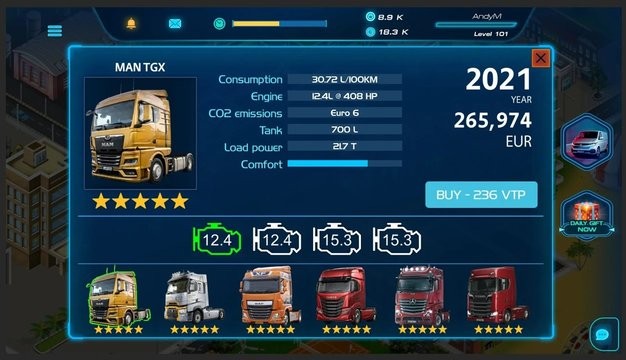 ⿨2Ϸ(Virtual Truck Manager 2) v1.0.20 ׿ 0