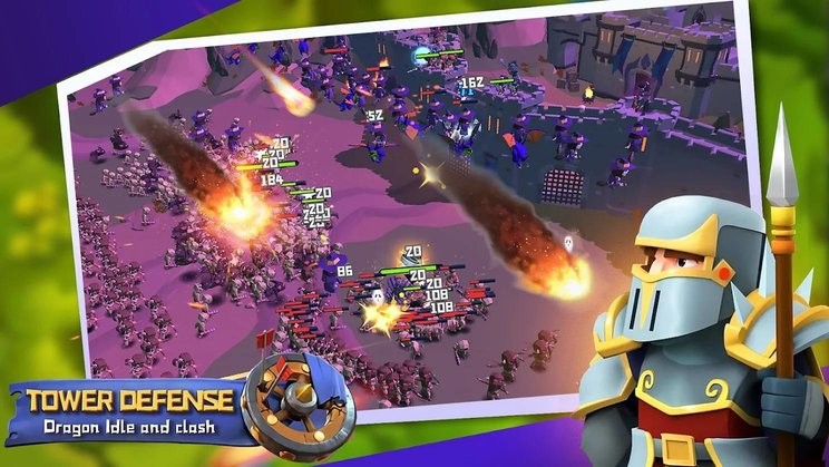 кͳͻ(Tower defense: Dragon ldle and clash) v1.8 ׿ 2