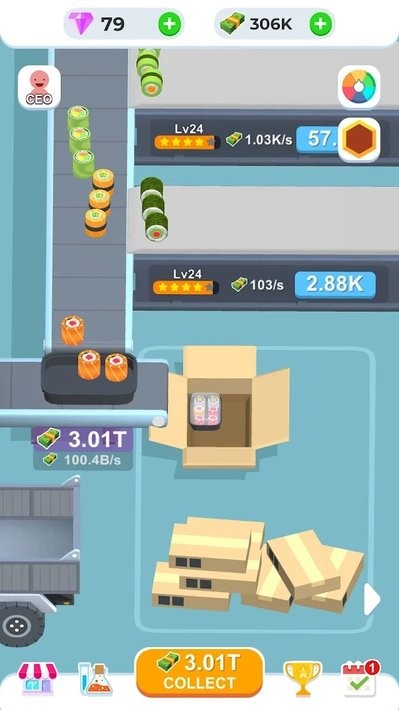 ˾ٷ(Idle Sushi Factory) v1.0.0 ׿ 3