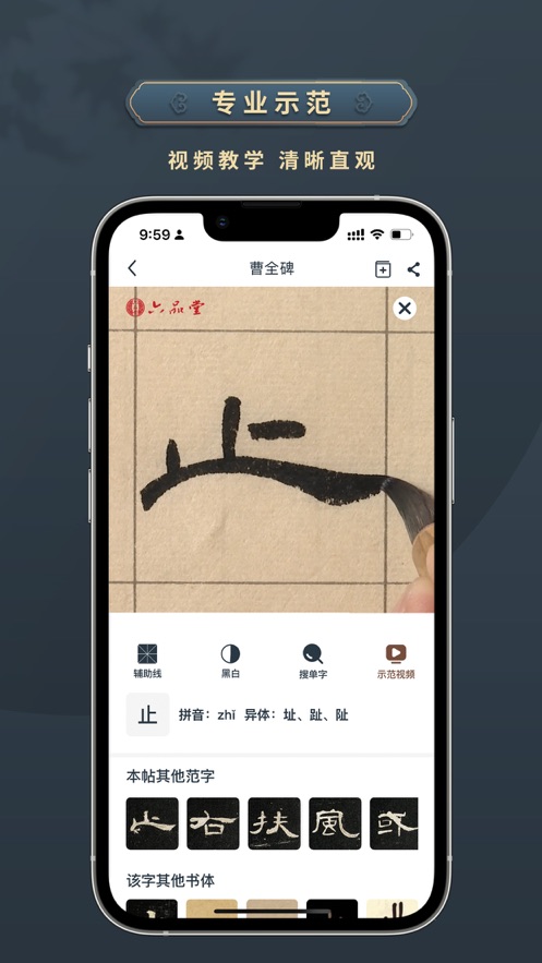 掌上碑帖app官方版下载 v4.9.1 ios版 2