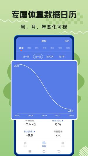 体重记录打卡app免费版下载 v1.2.8 安卓版 1