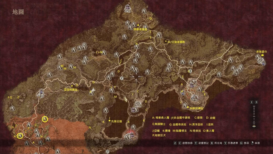 《龙之信条2》真实世界各BOSS怪位置分享