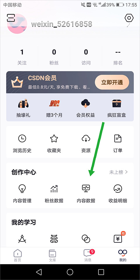 csdn最新版查积分教程