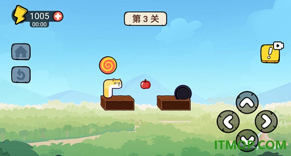 贪吃的苹果蛇游戏