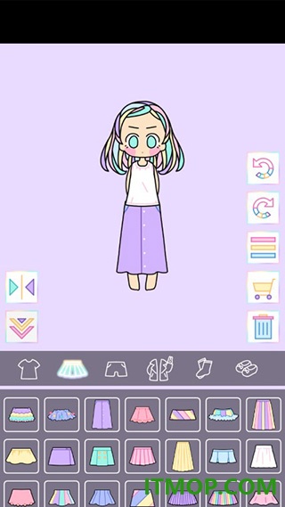粉彩女孩国际服
