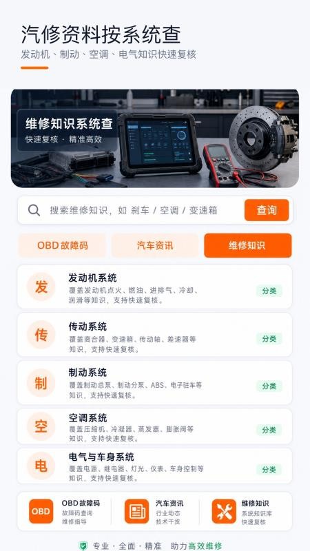 家电汽车维修手册官方版v1.0.0(2)
