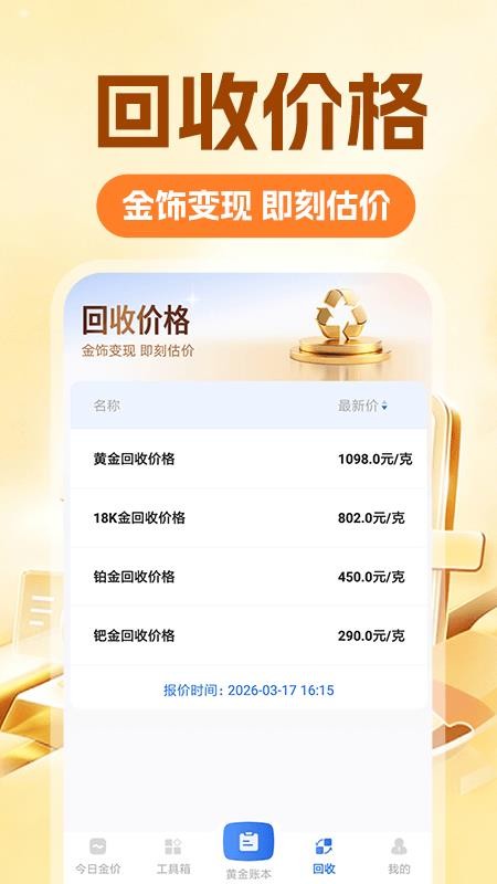 黄金价格实时趋势网手机版v1.0.3(1)