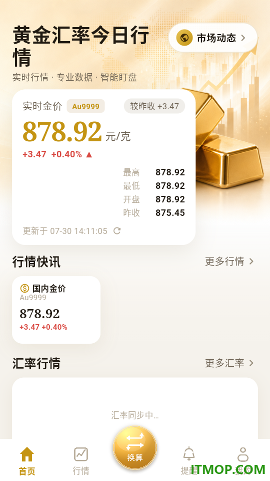 黄金汇率今日行情官网版