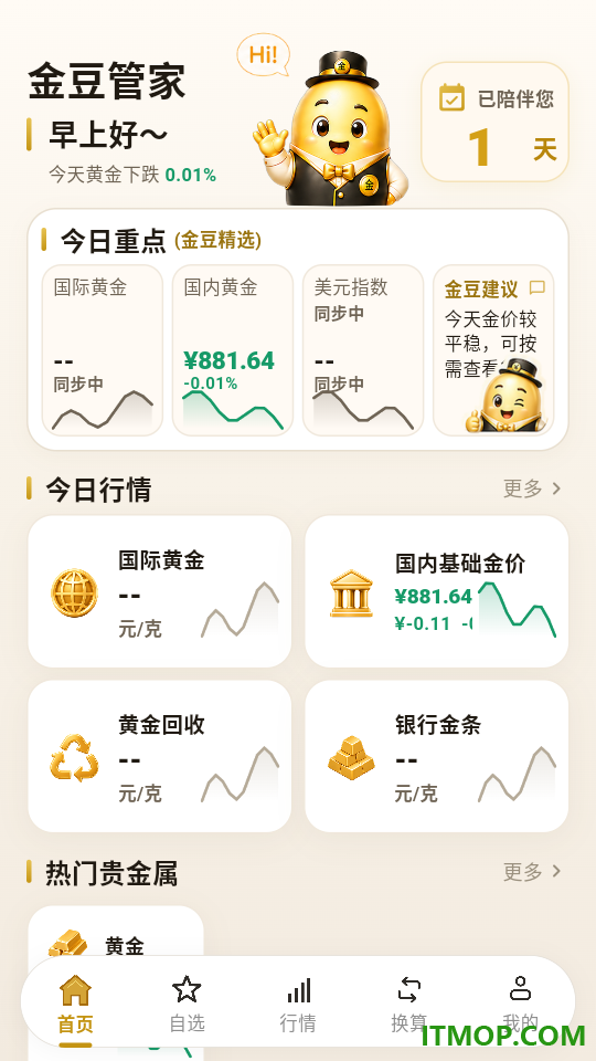 汇率换算黄金实时行情最新版