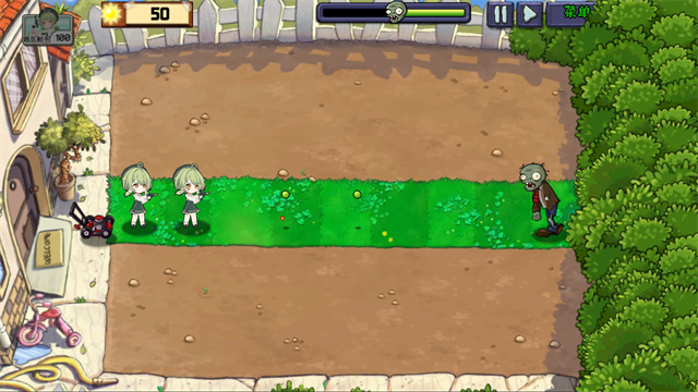 植物娘大战僵尸游戏v1.2.3 4