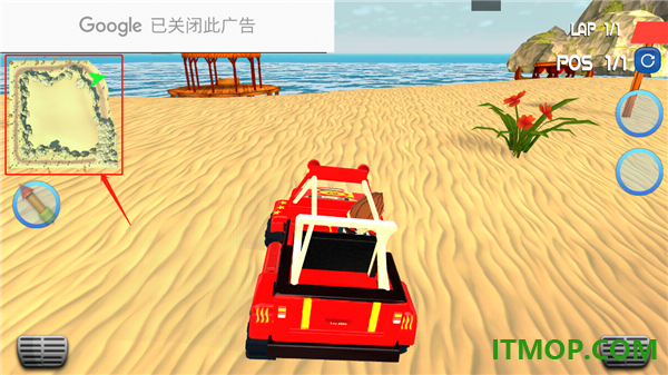 沙滩越野赛车游戏