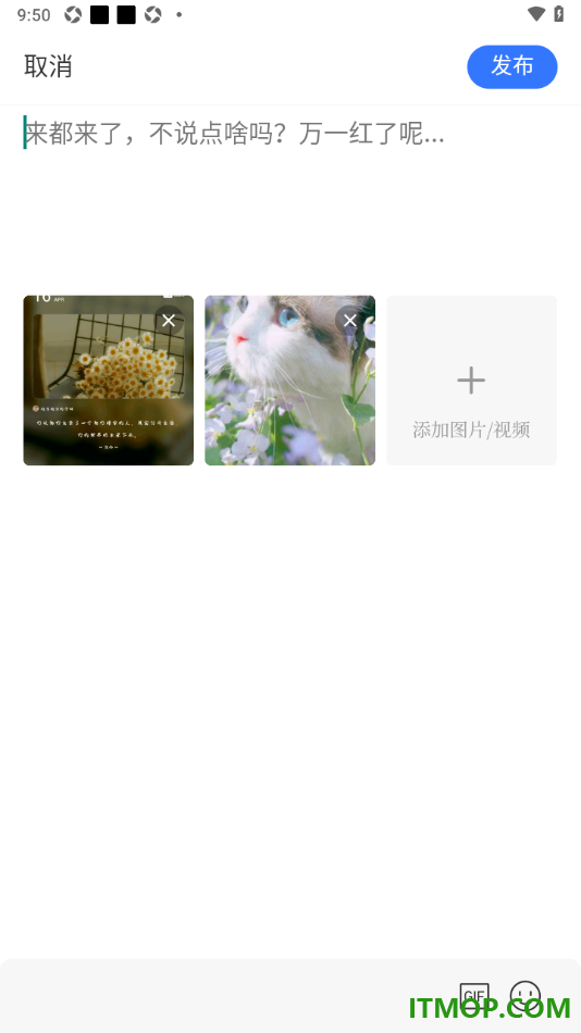 腾讯新闻手机版设置发布图文动态或者是视频动态的方法