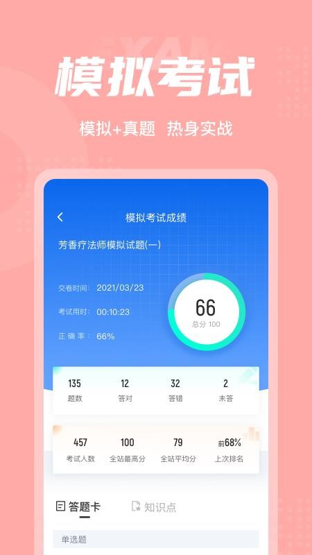 芳香疗法师考试聚题库官方版(5)