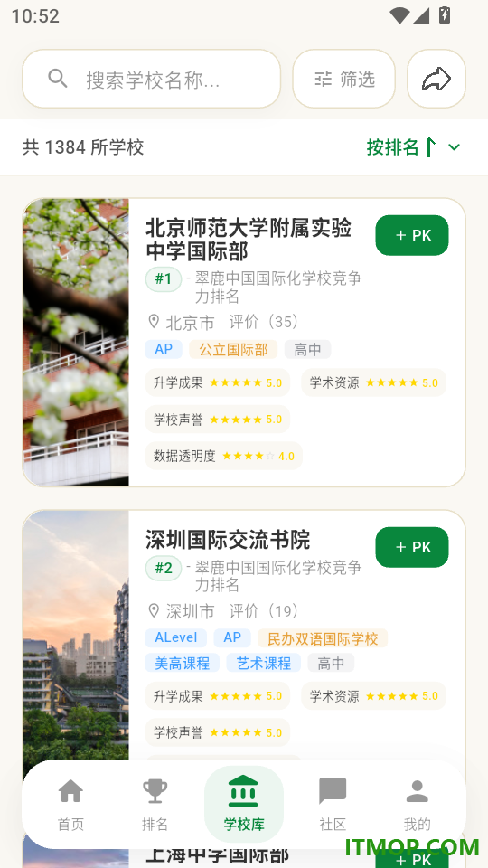 翠鹿国际学校排名最新版