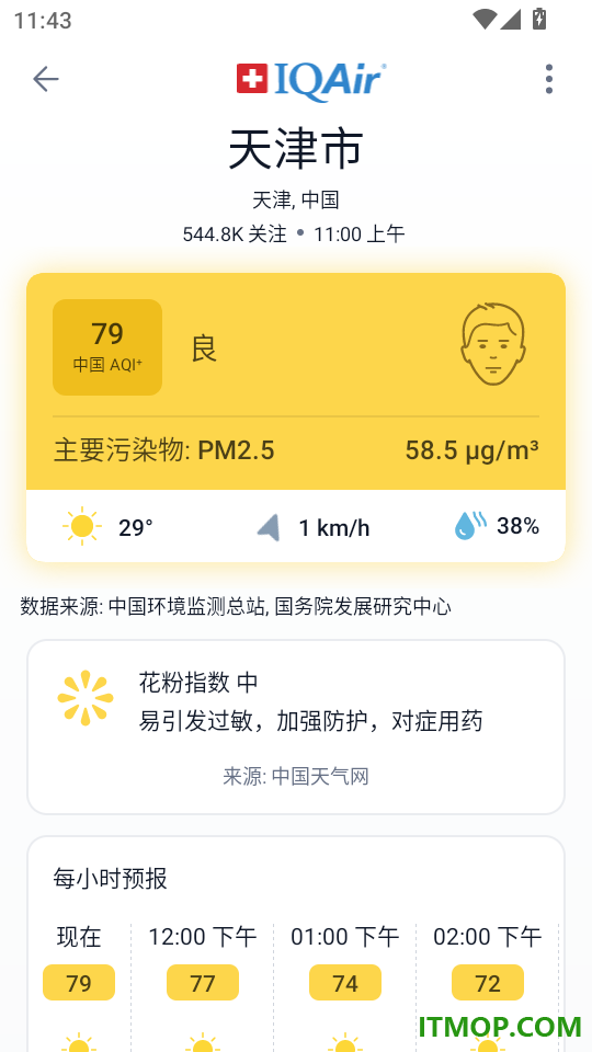 IQAir 智空气免费版