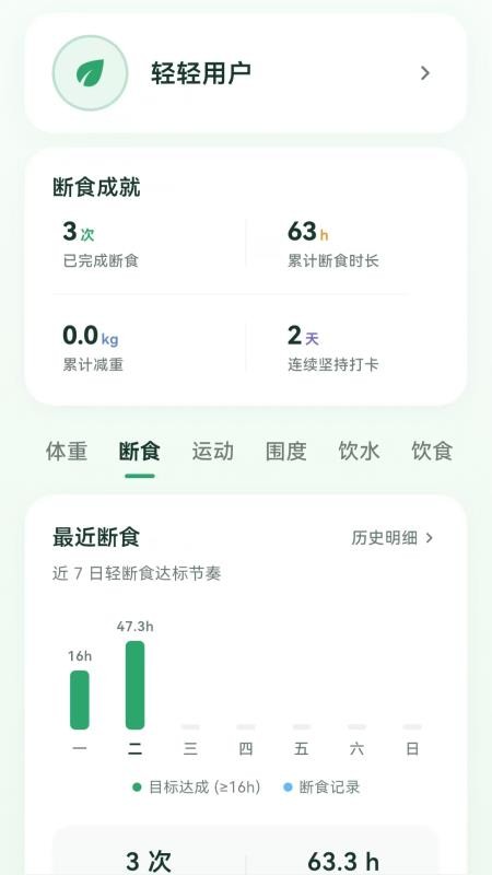 轻松轻断食最新版v1.0.1 1