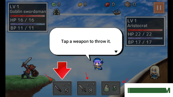 武器投掷RPG游戏