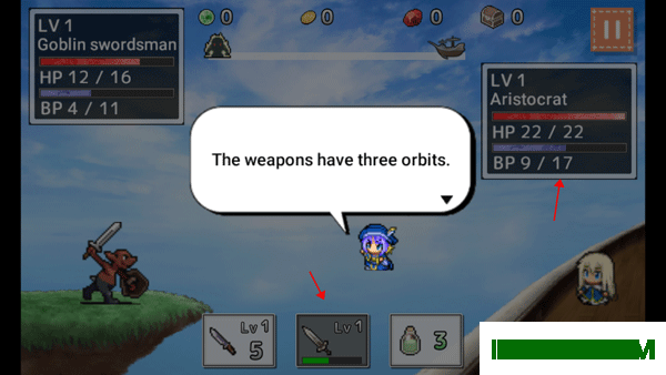 武器投掷RPG游戏