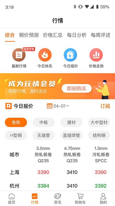 中钢网手机版v3.8.0 3
