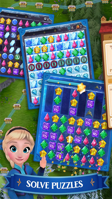冰雪奇缘冰纷乐游戏(Frozen Free Fall)v15.9.1 1