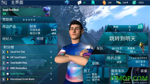 真实自行车队经理游戏