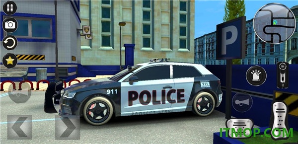 警车漂移游戏