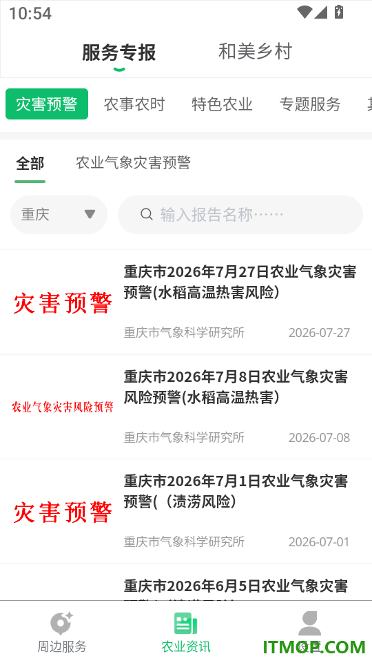 农业天气通官方网站