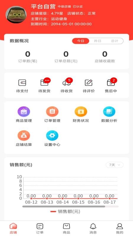 海淘商城商家端免费版v1.0.5(4)
