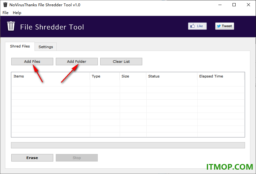 File Shredder Tool(文件粉碎工具)