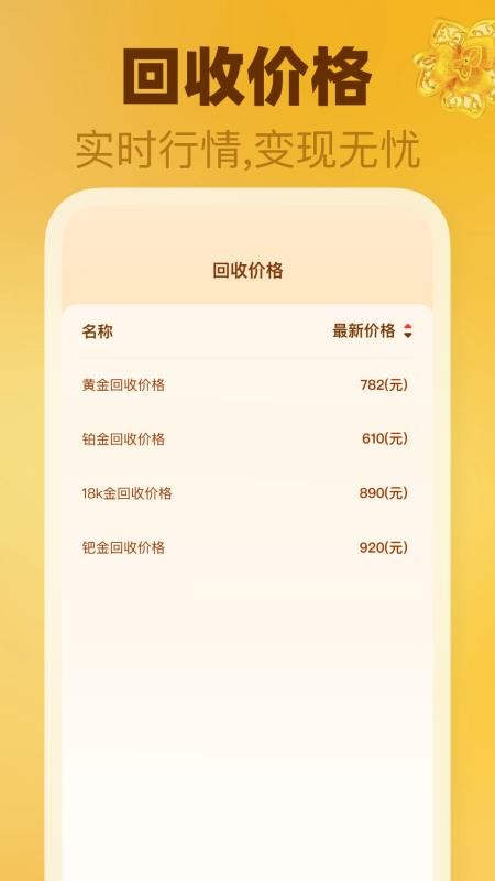 金价查询管家官网版v1.0.0(1)