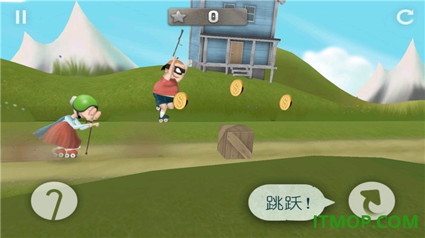 跑酷老奶奶手游