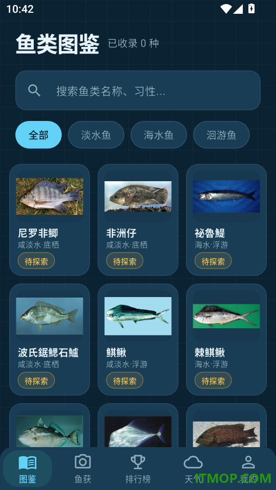 钓鱼图鉴最新版