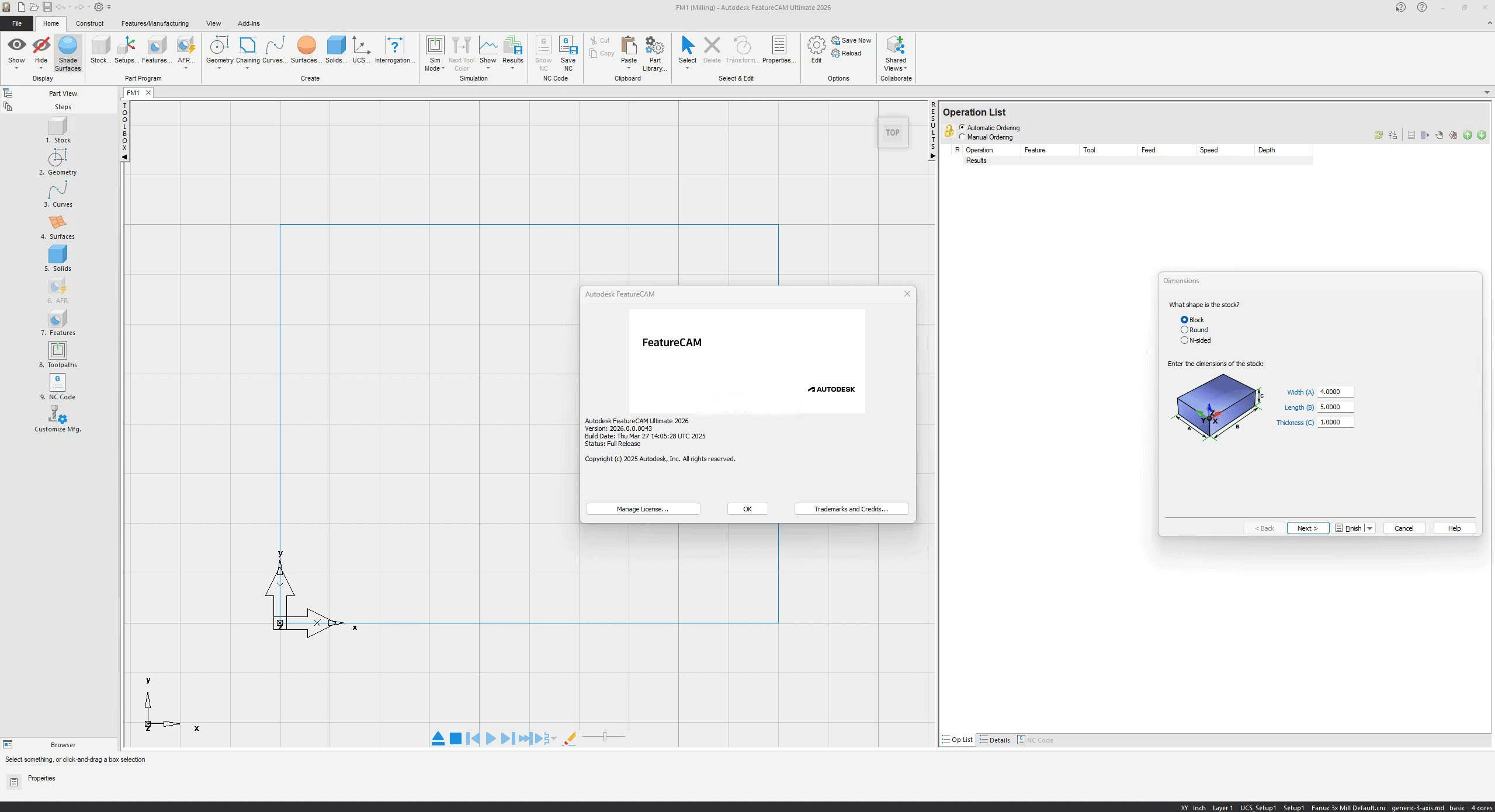 Autodesk FeatureCAM Ultimate 2026