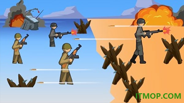 火柴人第二次世界大战游戏(Stickman WW2)