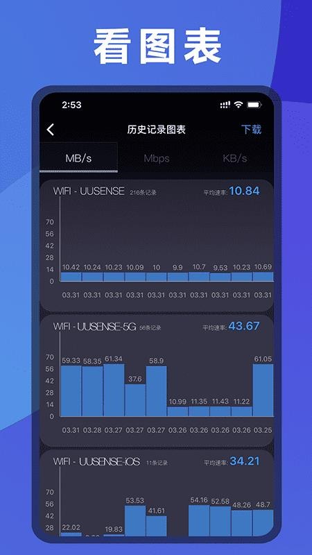 手机测网速appv3.3.9 2