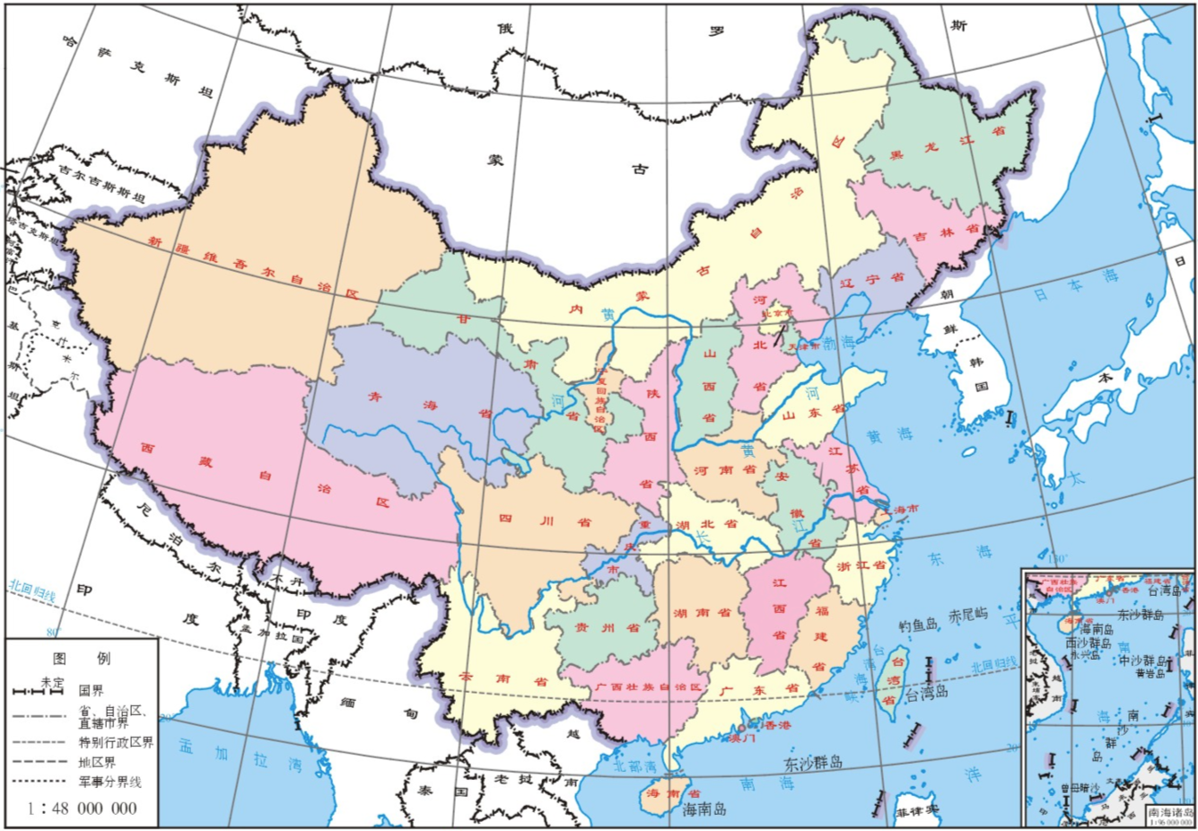 中国地图怎么记最简单