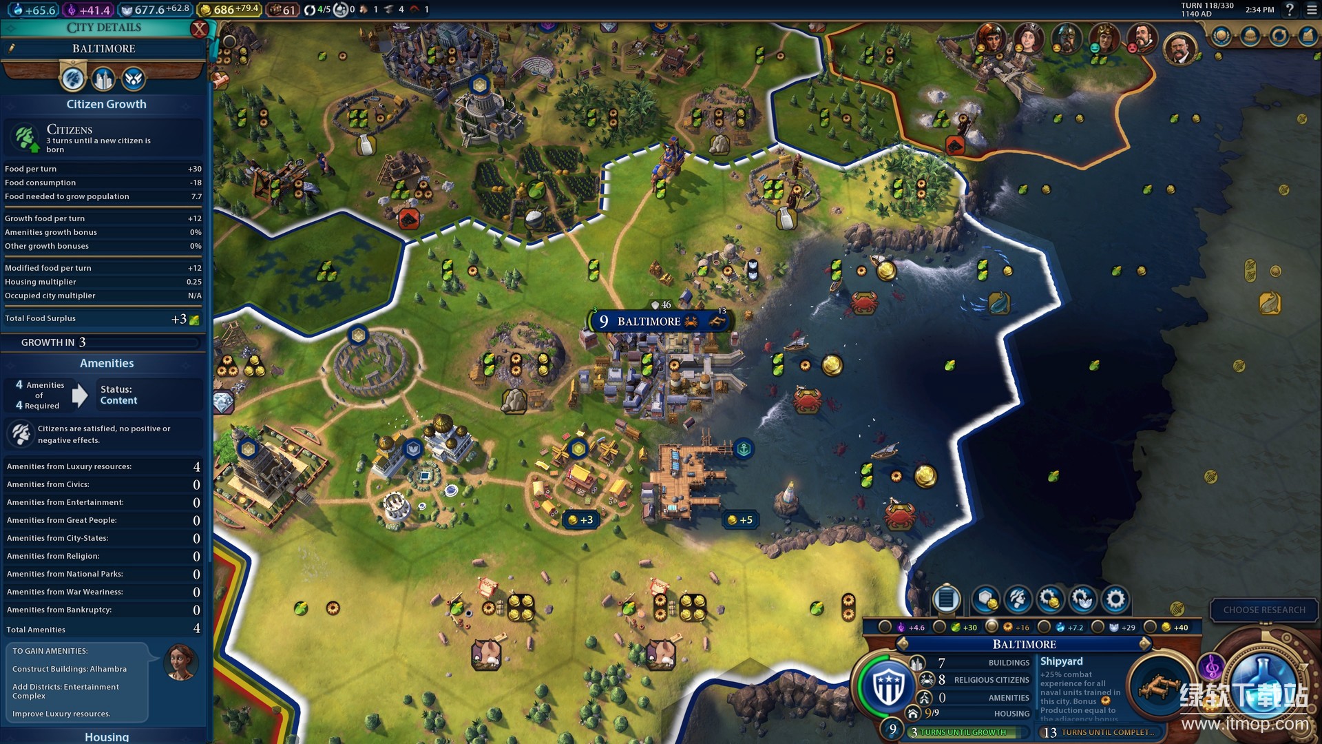 文明6破解版下载：Sid Meier’s Civilization VI 中文免安装版下载 V1.0.12.58 1