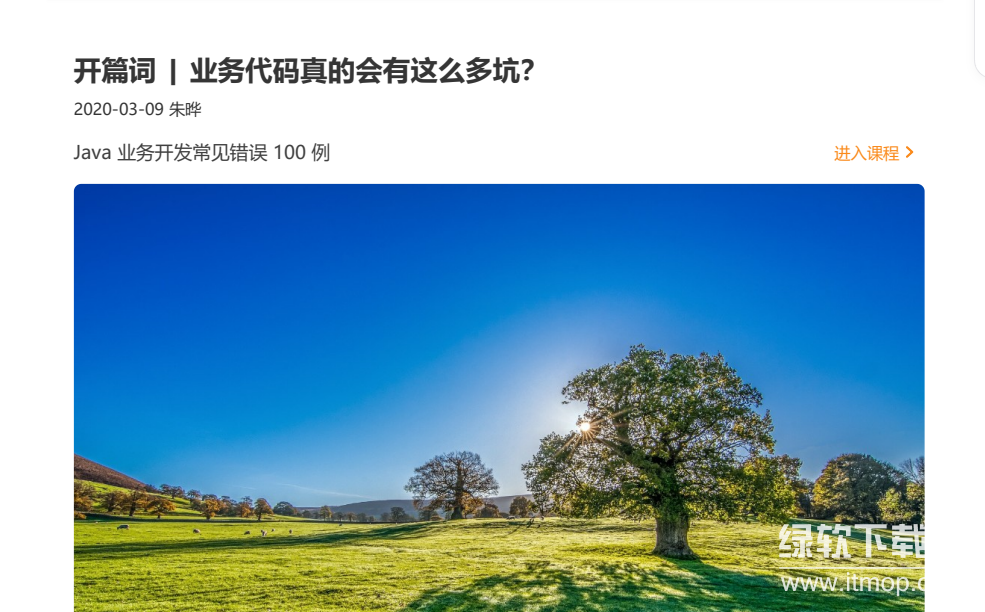 Java业务开发常见错误100例