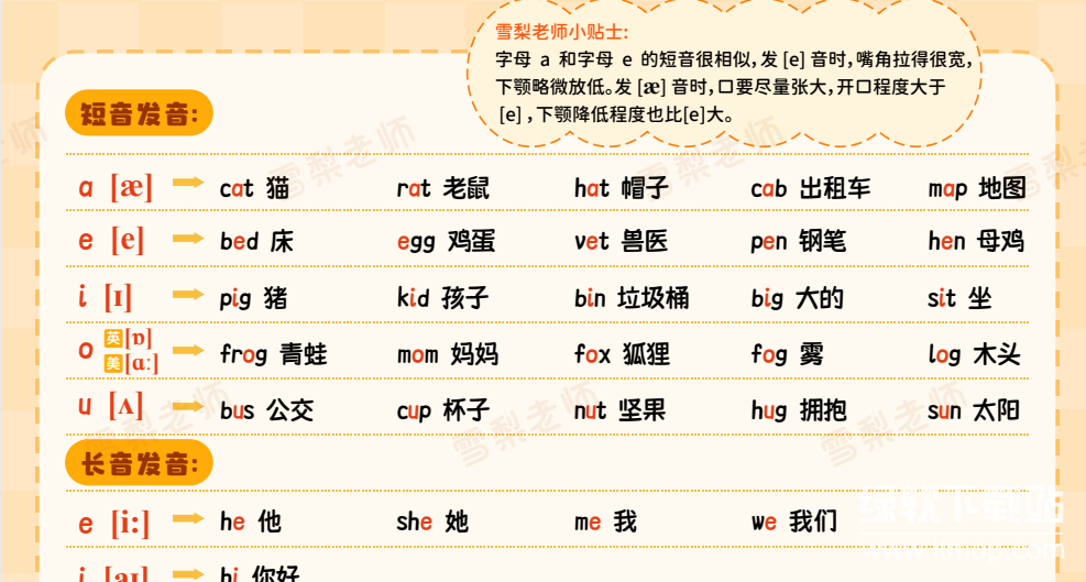 雪梨老师25套小学英语王炸学习资料下载 1