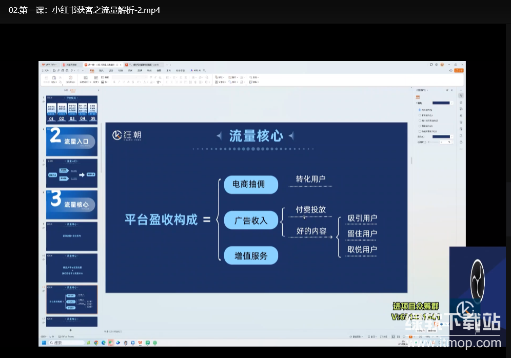 盗坤小红书获客训练营第十五期：零基础打造高转化私域流量变现体系下载  1