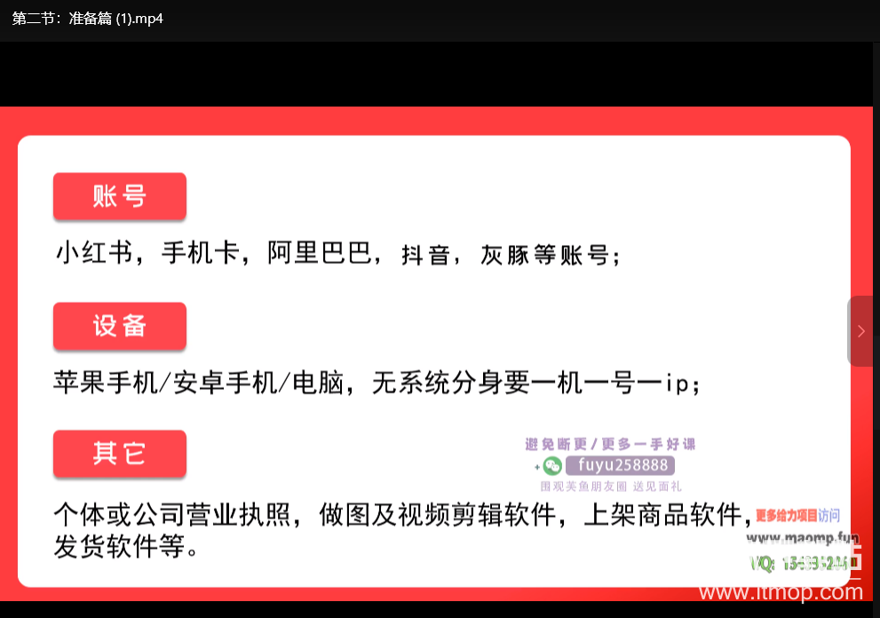 小红书电商带货课第2期：掌握有货源/无货源+虚拟产品+付费投流玩法，实现月入20k下载 1