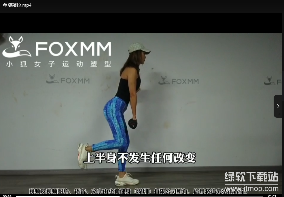 小狐极简翘臀健身训练课：21天打造完美臀型下载  1