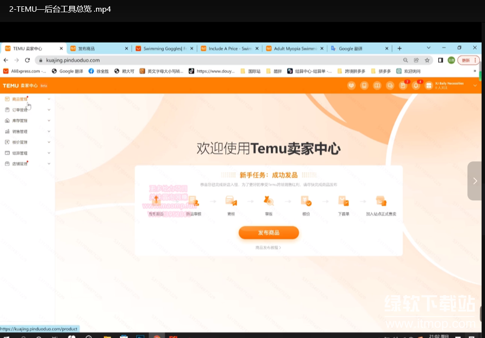 跨境电商实操教程：跨境多多与TEMU全流程运营指南下载  2