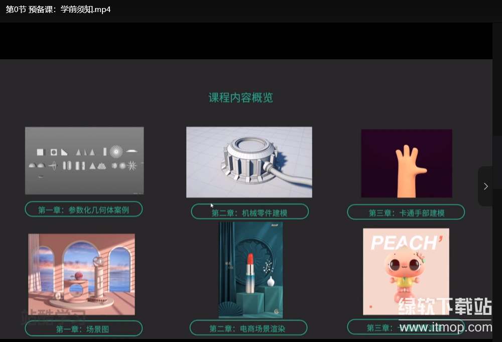 【站酷出品】C4D零基础入门课程：附赠完整源码与课件下载 1
