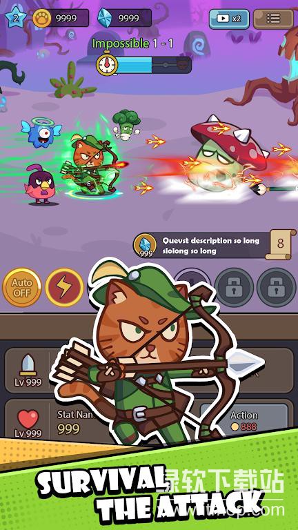 Cat Legend Idle RPG War免广告版下载 V26 0