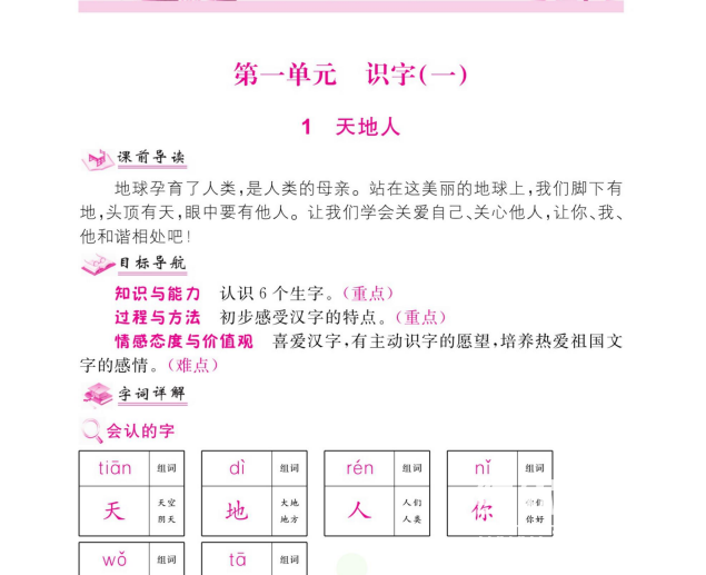 1~6年级全册新教材完全解读：小学同步辅导资料下载  1